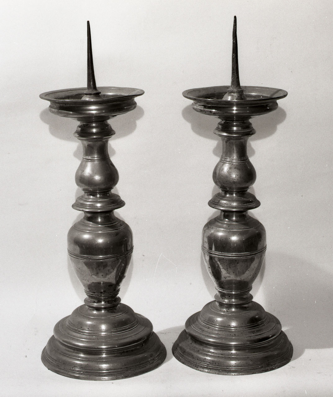 candelabro, coppia - bottega toscana (sec. XVIII)