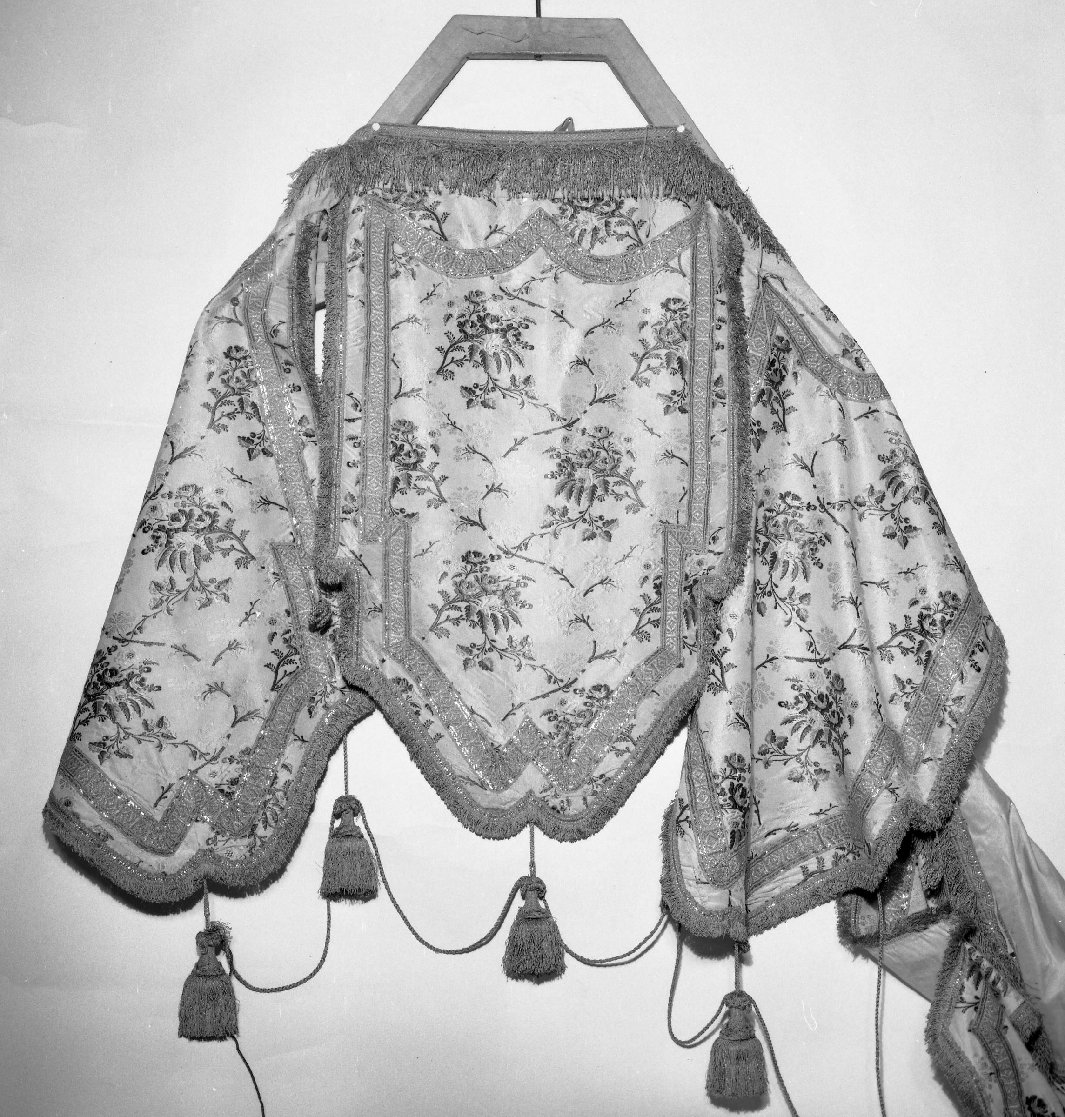 cortina del baldacchino processionale, serie - manifattura napoletana (fine sec. XIX)