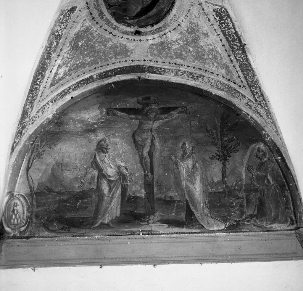 crocifissione (dipinto) di Alberti Giovanni, Alberti Cherubino, Alberti Alessandro (sec. XVI)