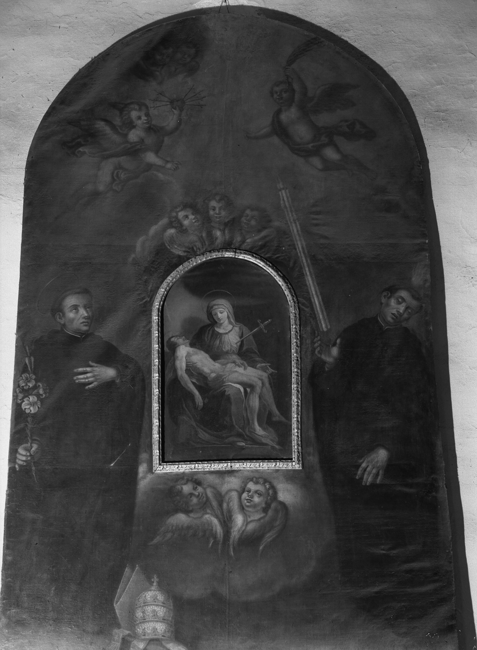 pietà (dipinto) di Ricci Angelo Battista (prima metà sec. XIX)