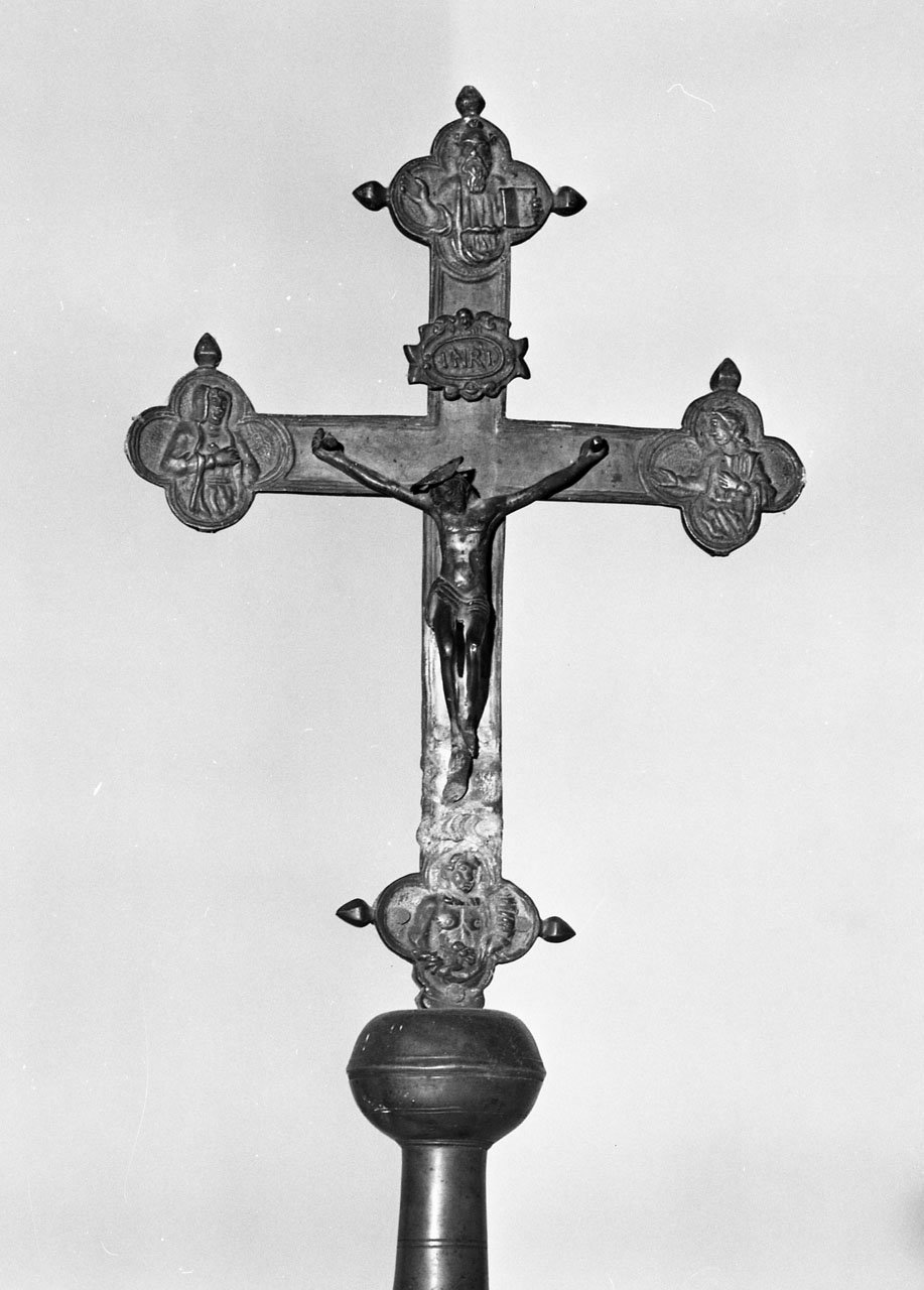 croce processionale - bottega toscana (sec. XVIII)