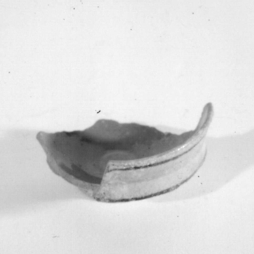 ciotola, frammento - bottega toscana (prima metà sec. XV)
