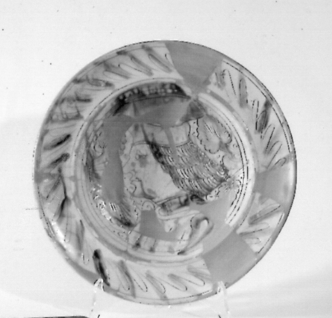 piatto - bottega toscana (sec. XV)