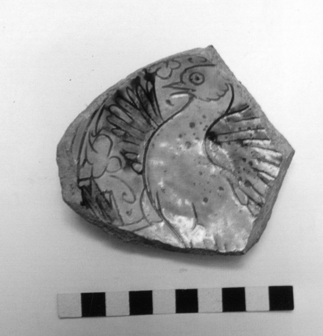 ciotola, frammento - bottega Italia centrale (seconda metà sec. XV)