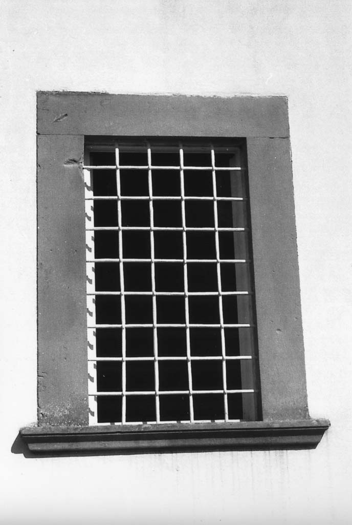 mostra di finestra, serie - bottega aretina (sec. XVIII)