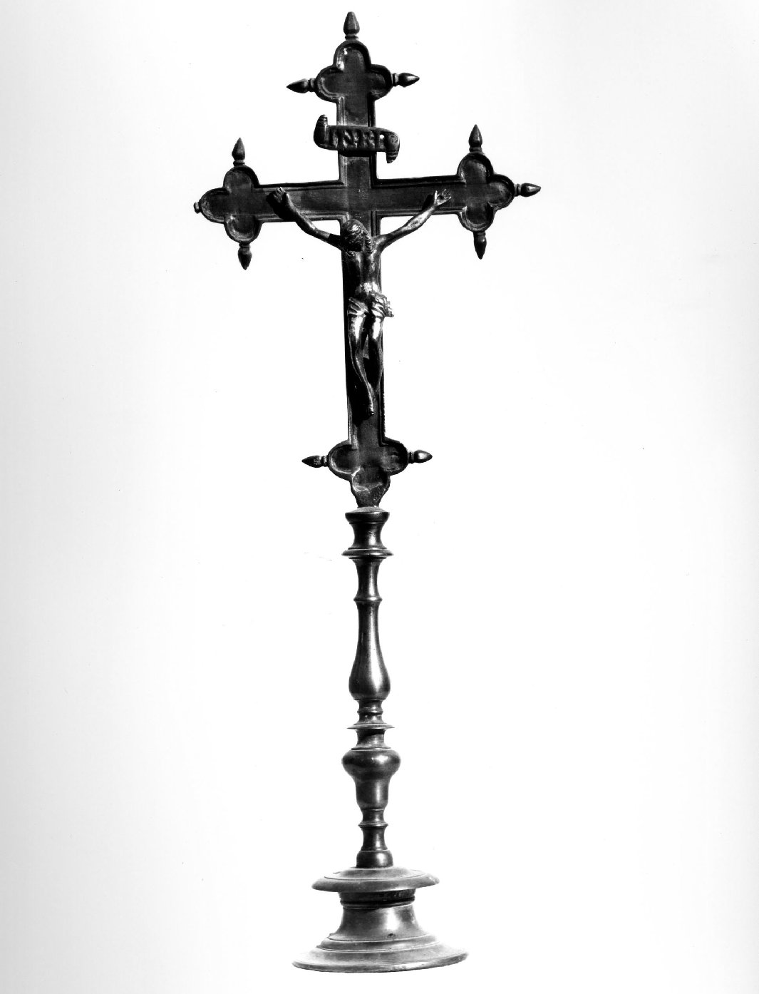 croce da tavolo - bottega toscana (fine/inizio secc. XIX/ XX)