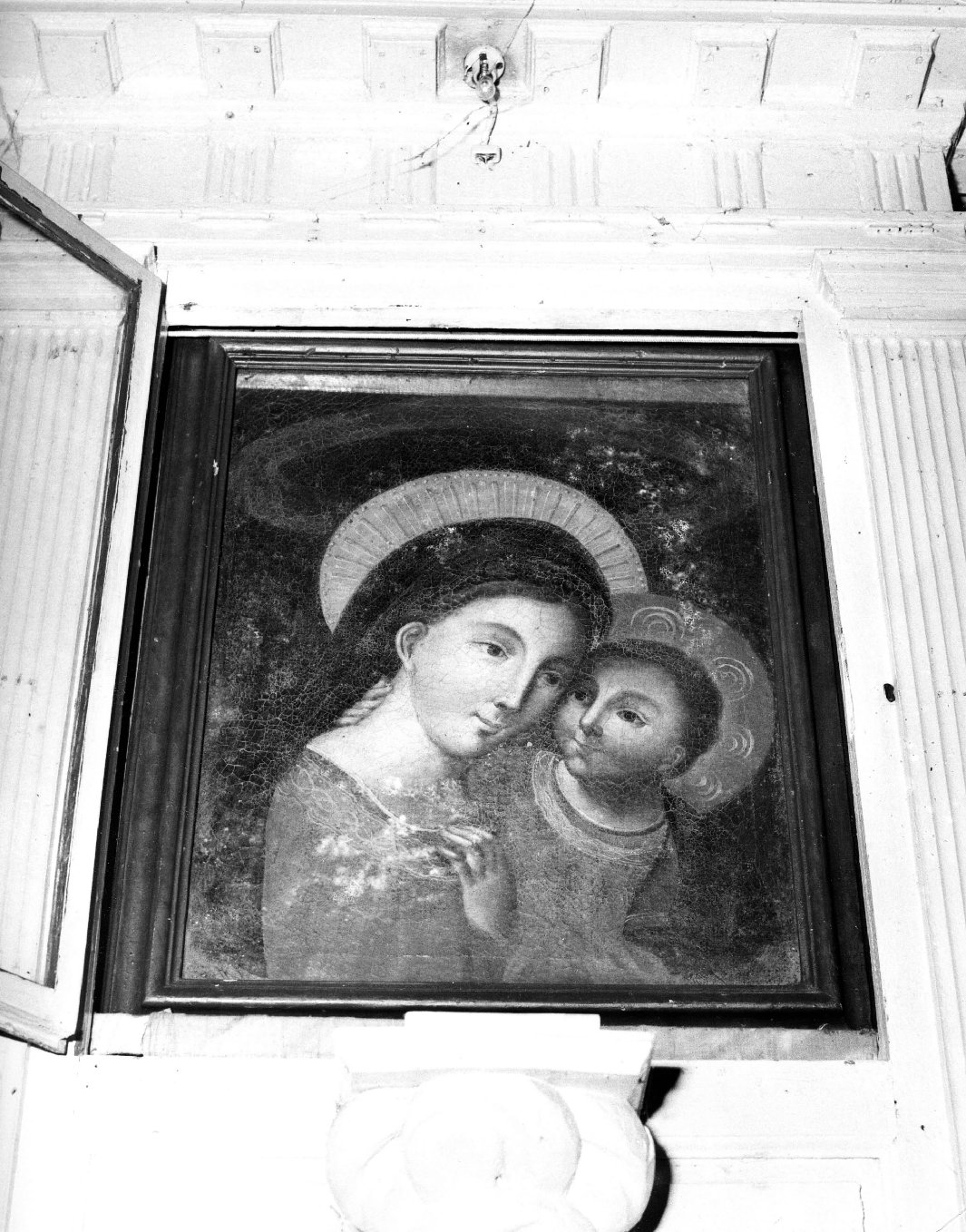 Madonna con Bambino (dipinto) - ambito Italia centrale (sec. XVII)