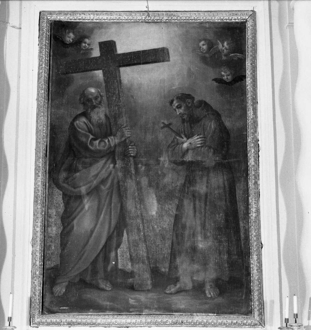 San Francesco d'Assisi e Sant'Andrea (dipinto) - ambito toscano (metà sec. XVII)