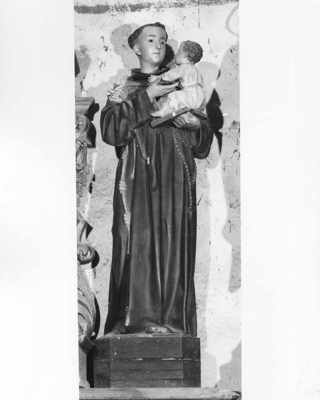 Sant'Antonio da Padova con Gesù Bambino (statua) - bottega italiana (prima metà sec. XX)