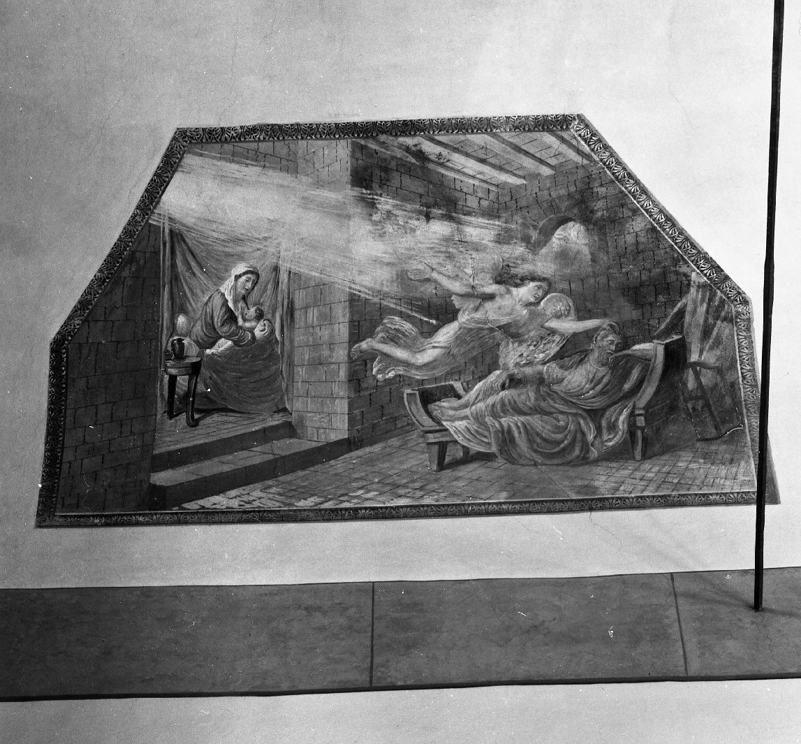 sogno di San Giuseppe (dipinto) di Ademollo Luigi (sec. XIX)