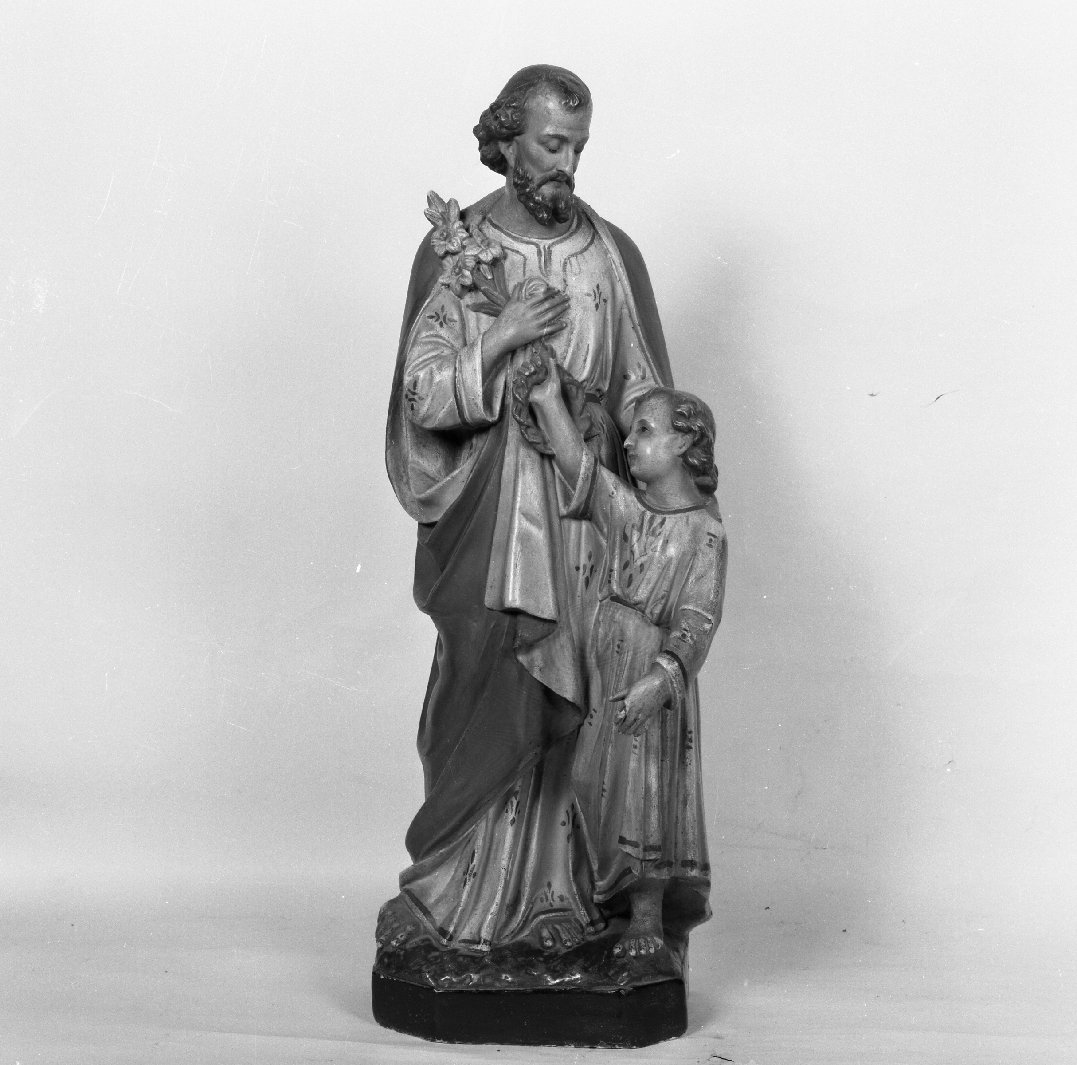 San Giuseppe e Gesù Bambino (statua) - bottega toscana (inizio sec. XX)