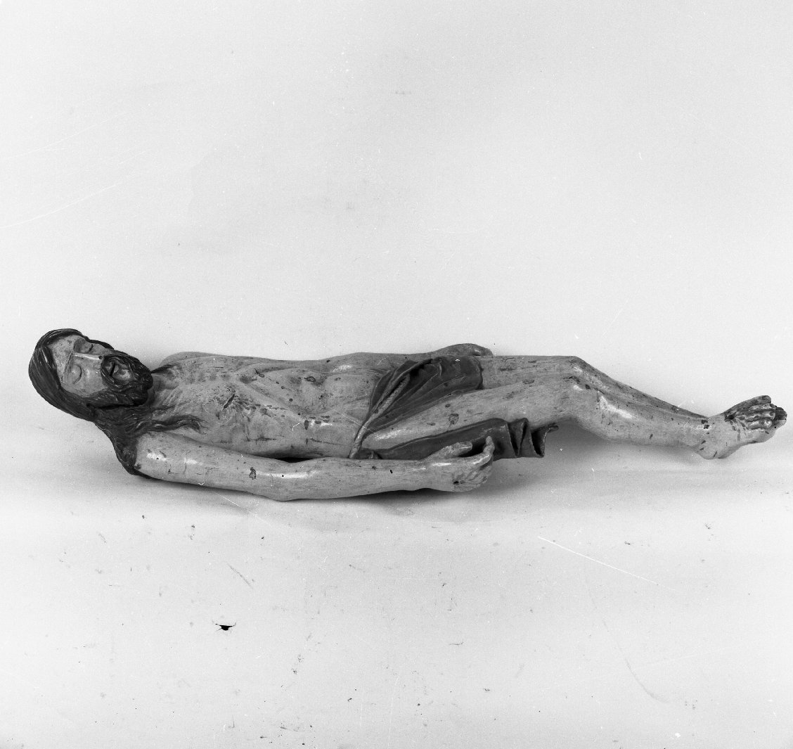 Cristo morto (statua) - bottega toscana (seconda metà sec. XIX)