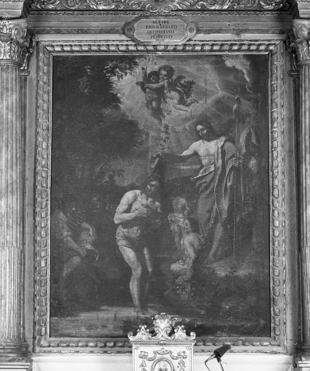 battesimo di Cristo (dipinto) - ambito toscano (sec. XVII)