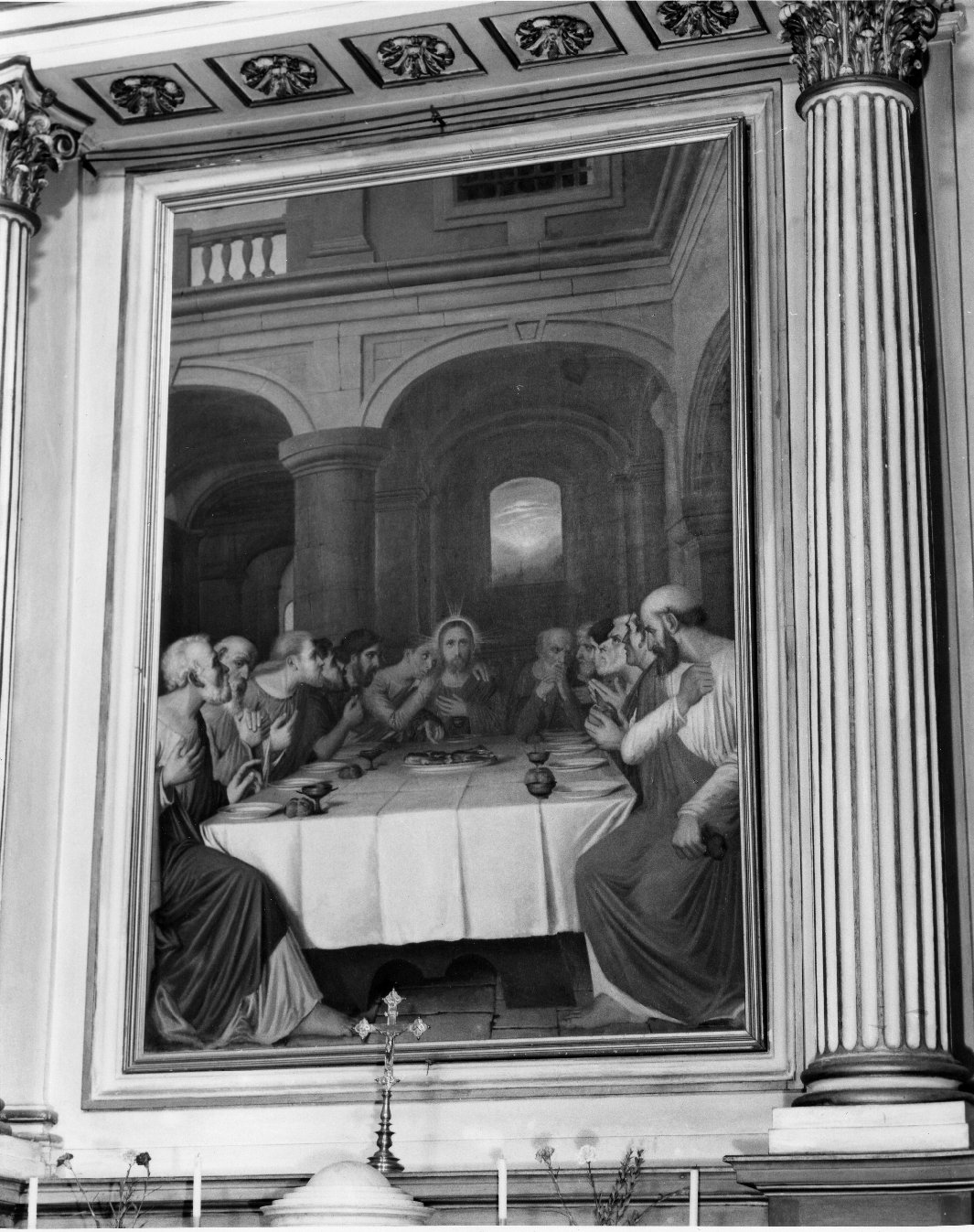 ultima cena (dipinto) - ambito toscano (sec. XIX)