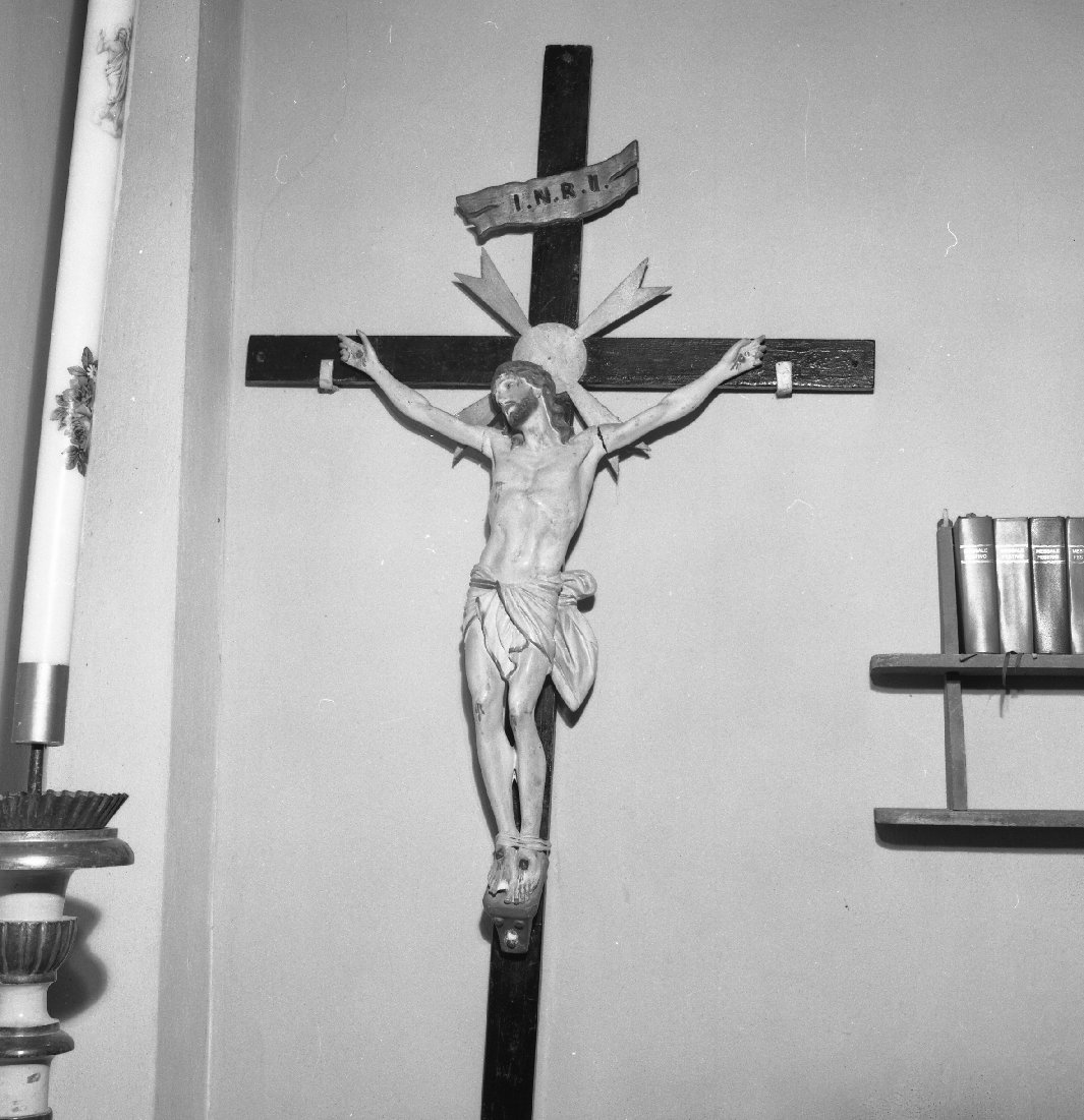 Cristo crocifisso (scultura) - bottega tosco-umbra (fine/inizio secc. XVIII/ XIX)