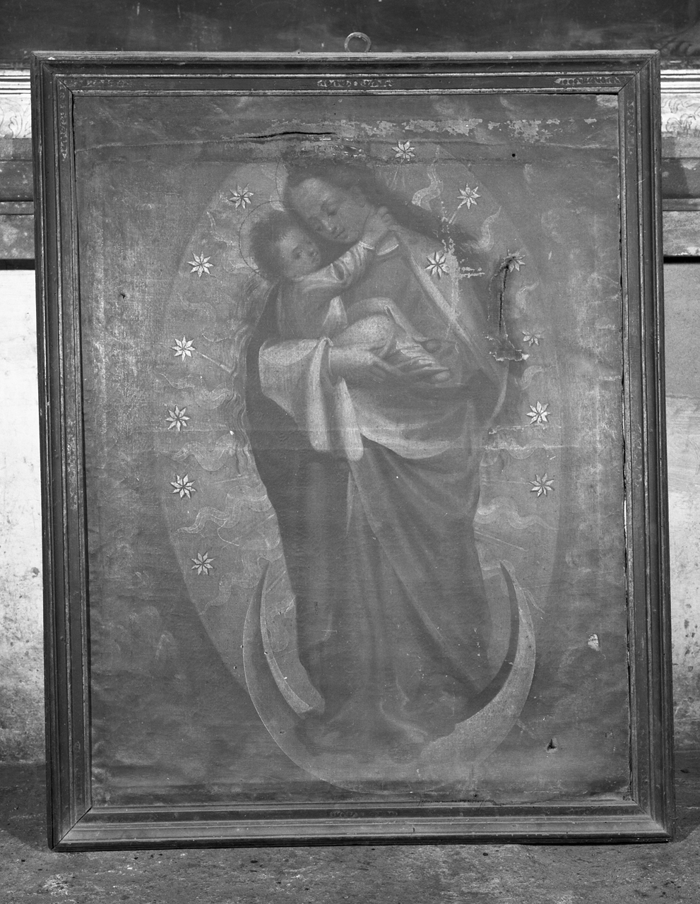 Madonna Immacolata e Gesù Bambino (dipinto) - ambito toscano (sec. XVII)