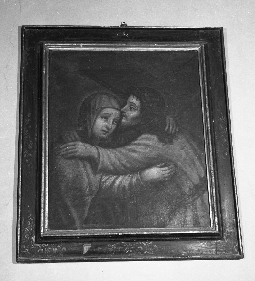 commiato di Cristo dalla Madonna (dipinto) - ambito toscano (sec. XVII)