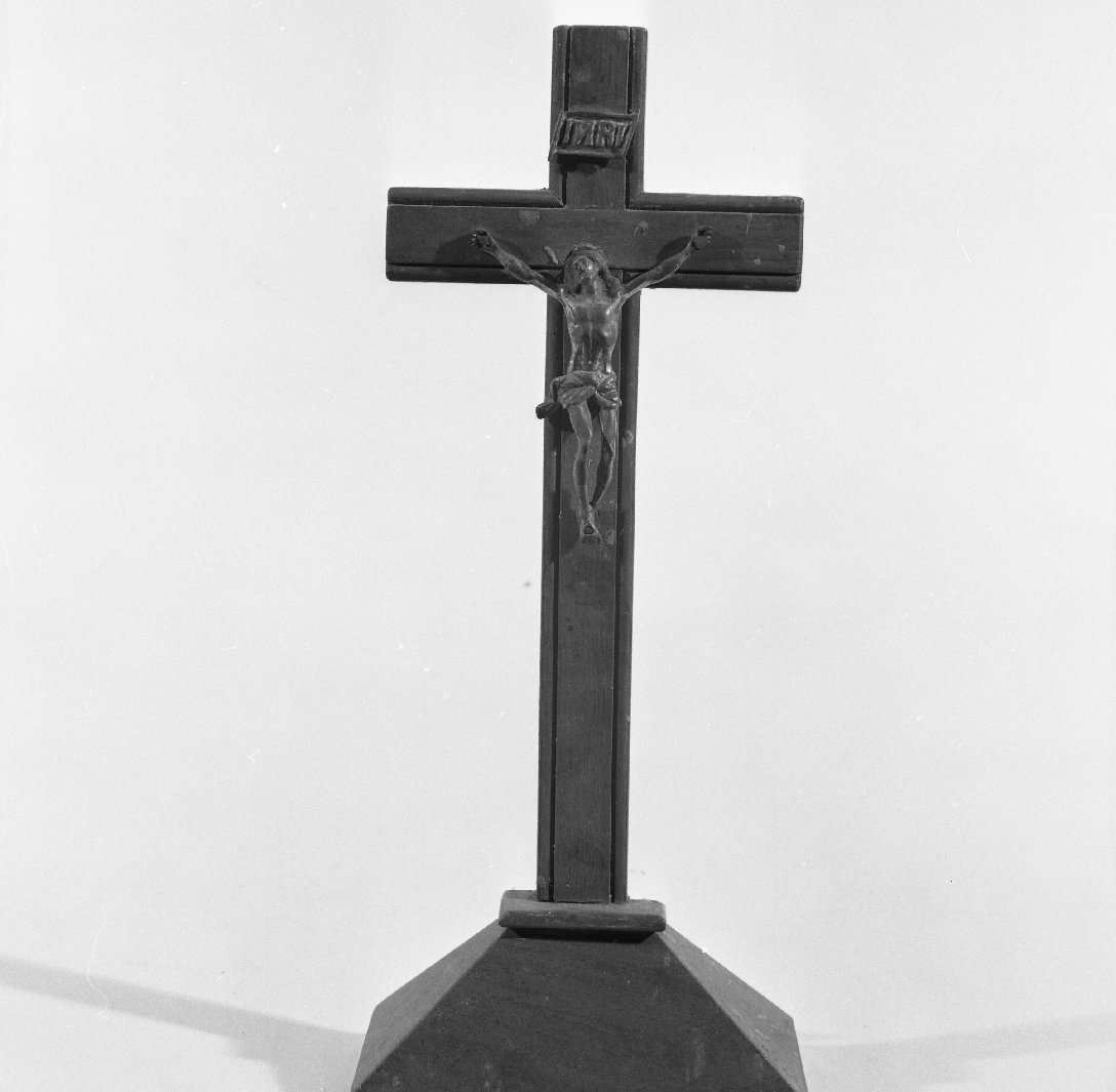 croce da tavolo - bottega toscana (fine sec. XIX)