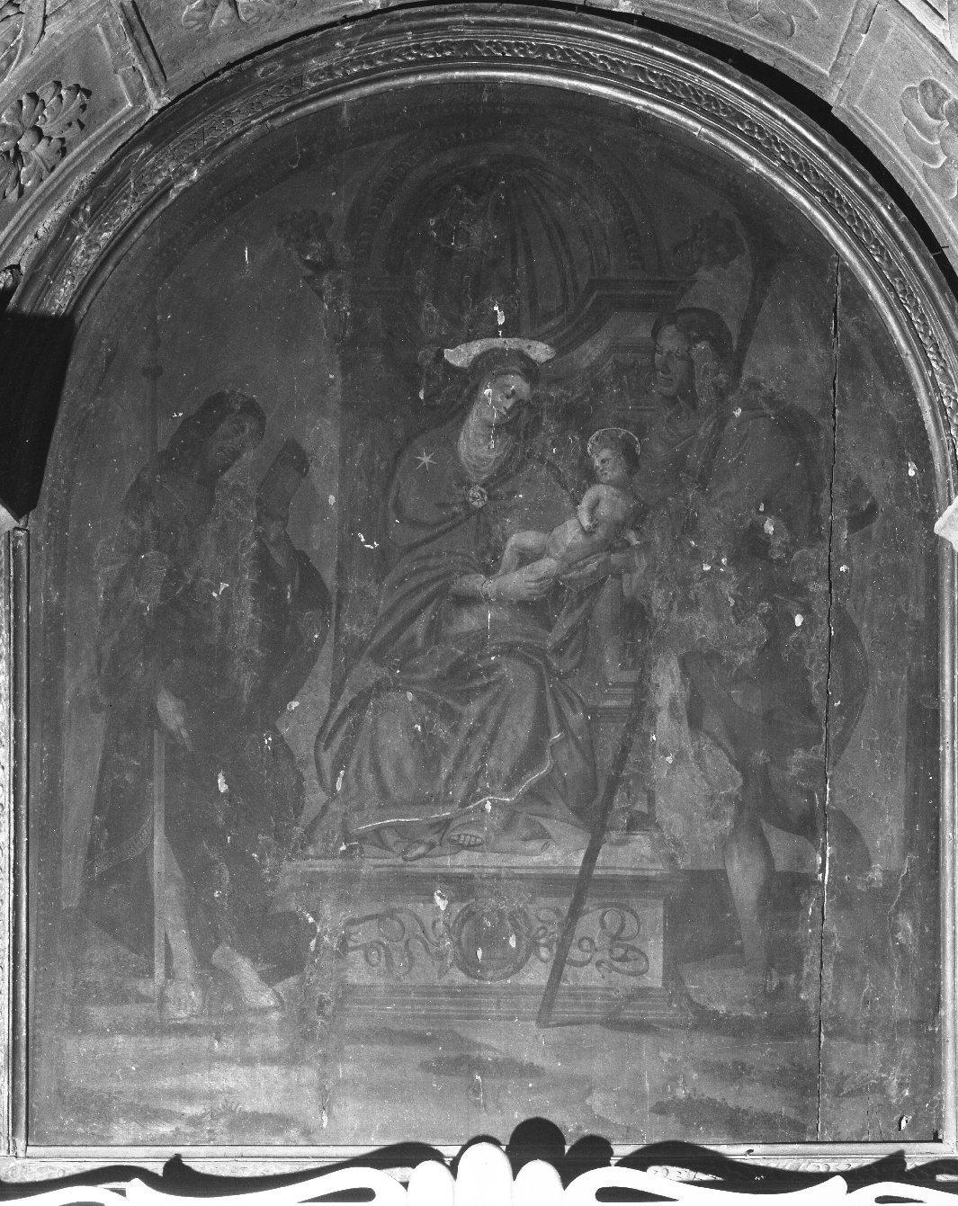 Madonna in trono con Bambino e Santi (dipinto) - ambito toscano (fine sec. XV)