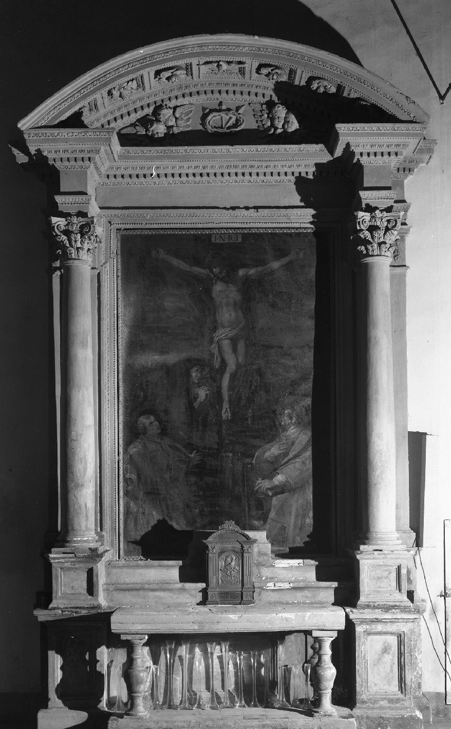 altare - bottega toscana (fine/inizio secc. XVII/ XVIII)