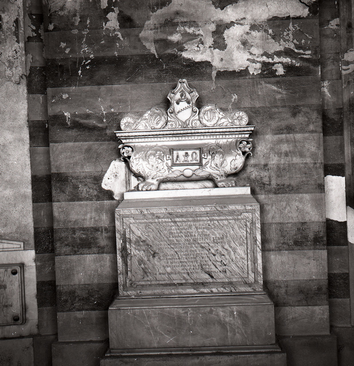 monumento funebre di Pini E (attribuito) (sec. XIX)