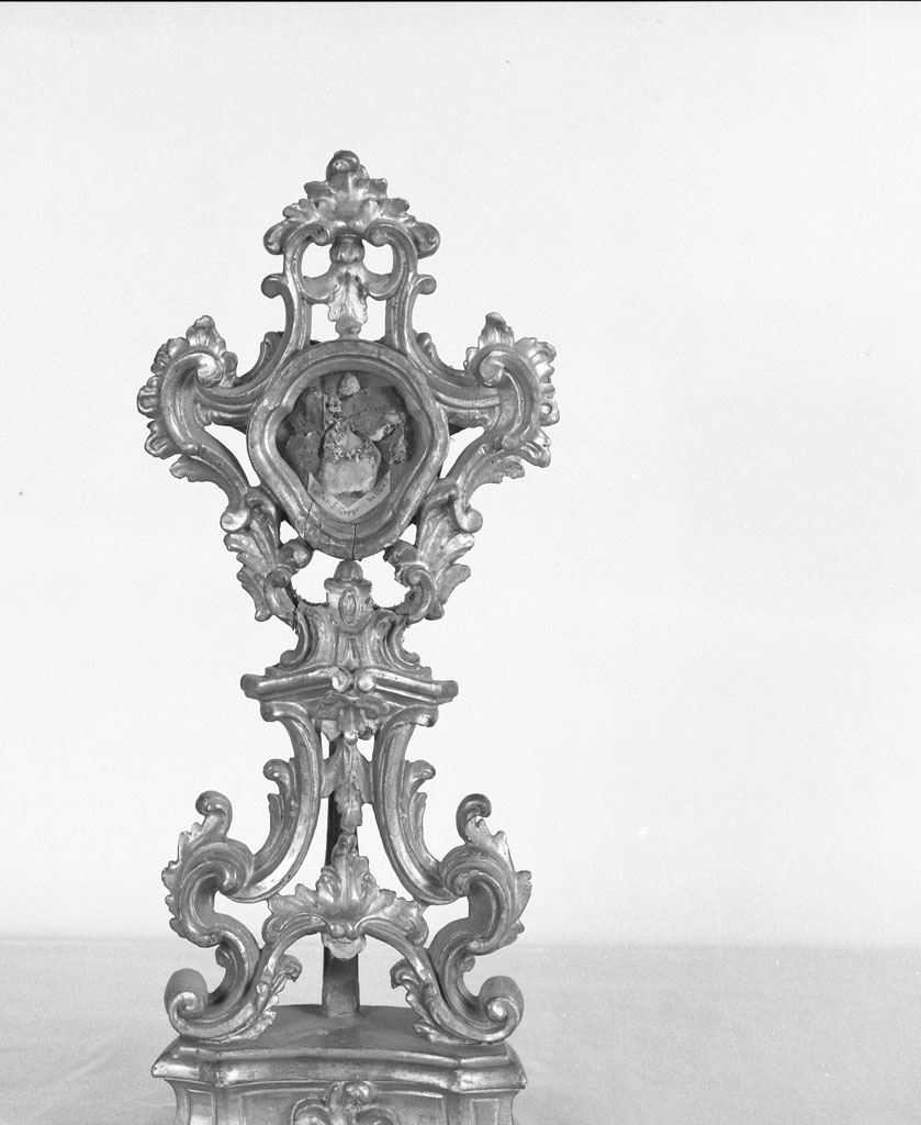 reliquiario - manifattura toscana (sec. XVIII)