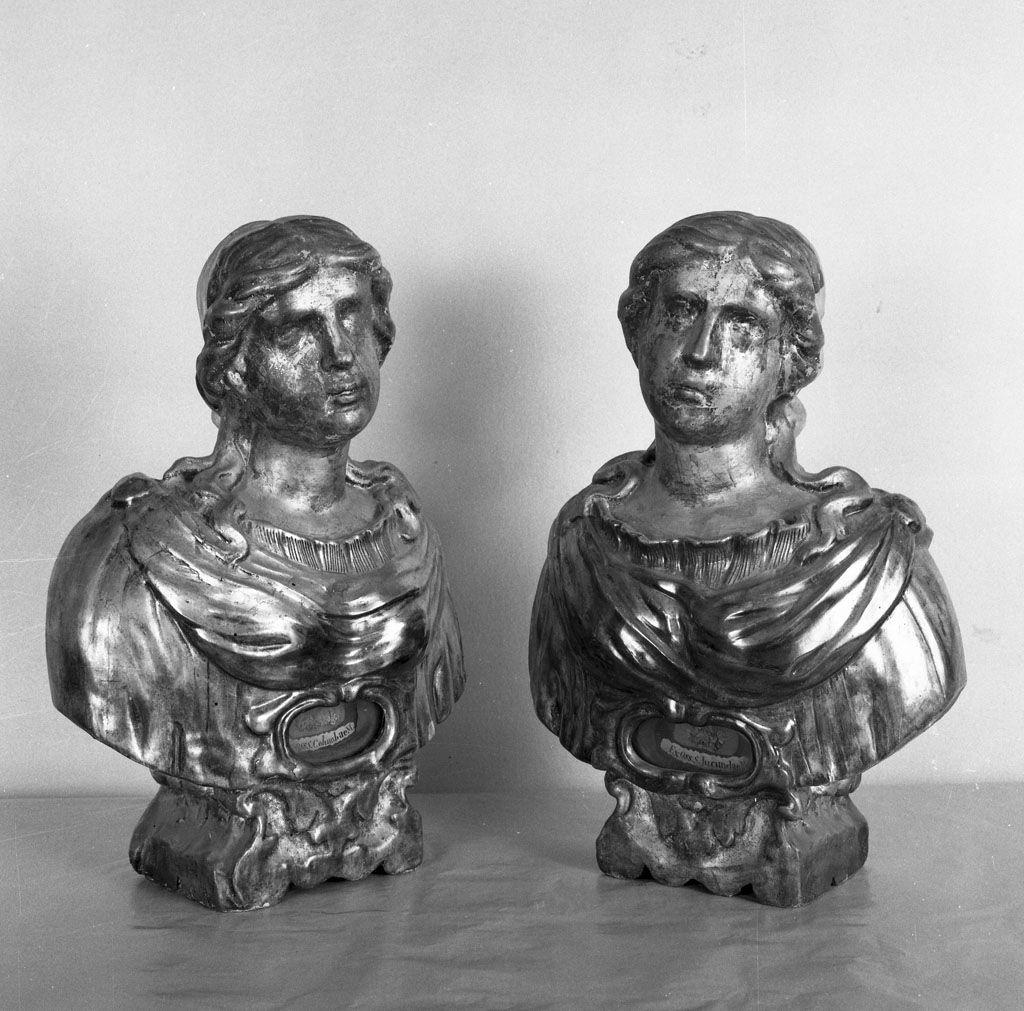 reliquiario - a busto, serie - manifattura toscana (sec. XVIII)