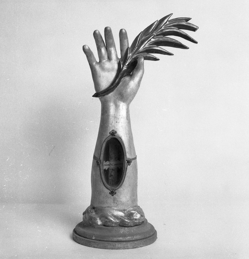 Santa Costanza (reliquiario antropomorfo - a braccio) - manifattura toscana (sec. XIX)