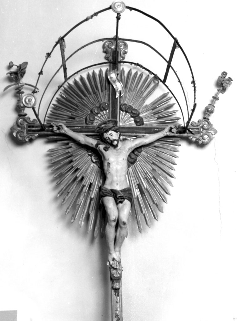 croce processionale, opera isolata - manifattura toscana (fine/inizio secc. XVIII/ XIX)