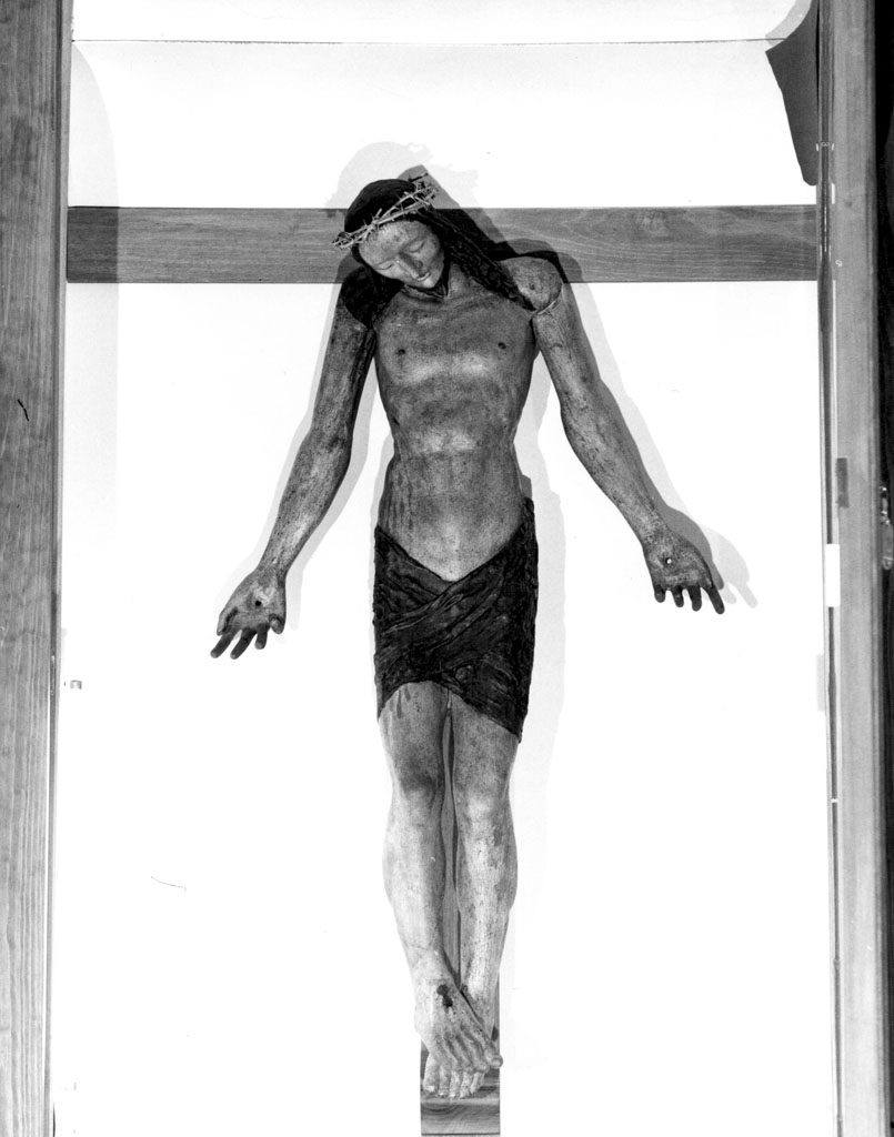 Cristo crocifisso (scultura, opera isolata) - bottega toscana (metà sec. XV)