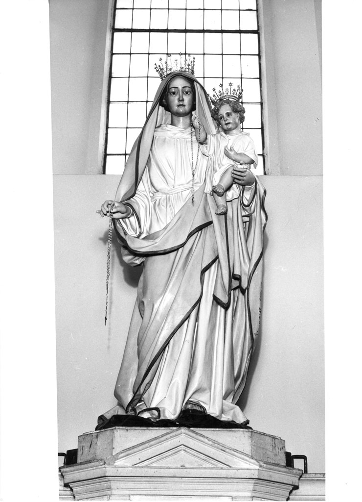 Madonna con Bambino (statua, opera isolata) - manifattura toscana (sec. XIX)