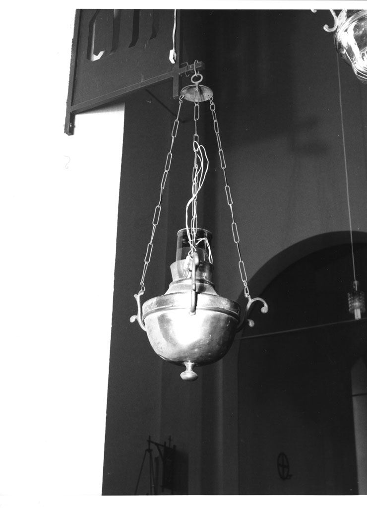 lampada da chiesa, serie - manifattura toscana (sec. XIX)