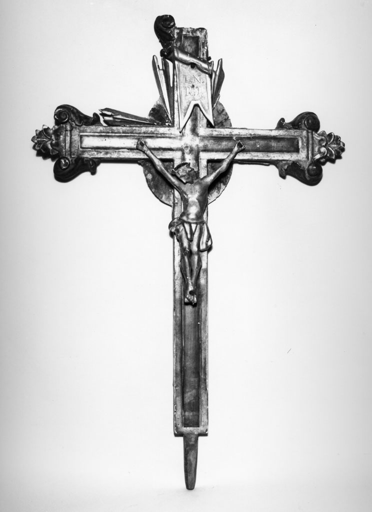 croce d'altare, opera isolata - bottega toscana (prima metà sec. XIX)