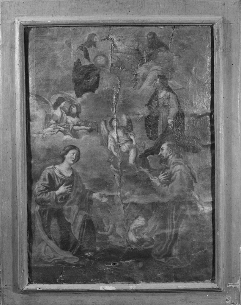 Trinità con la Madonna (dipinto) - ambito toscano (prima metà sec. XVII)