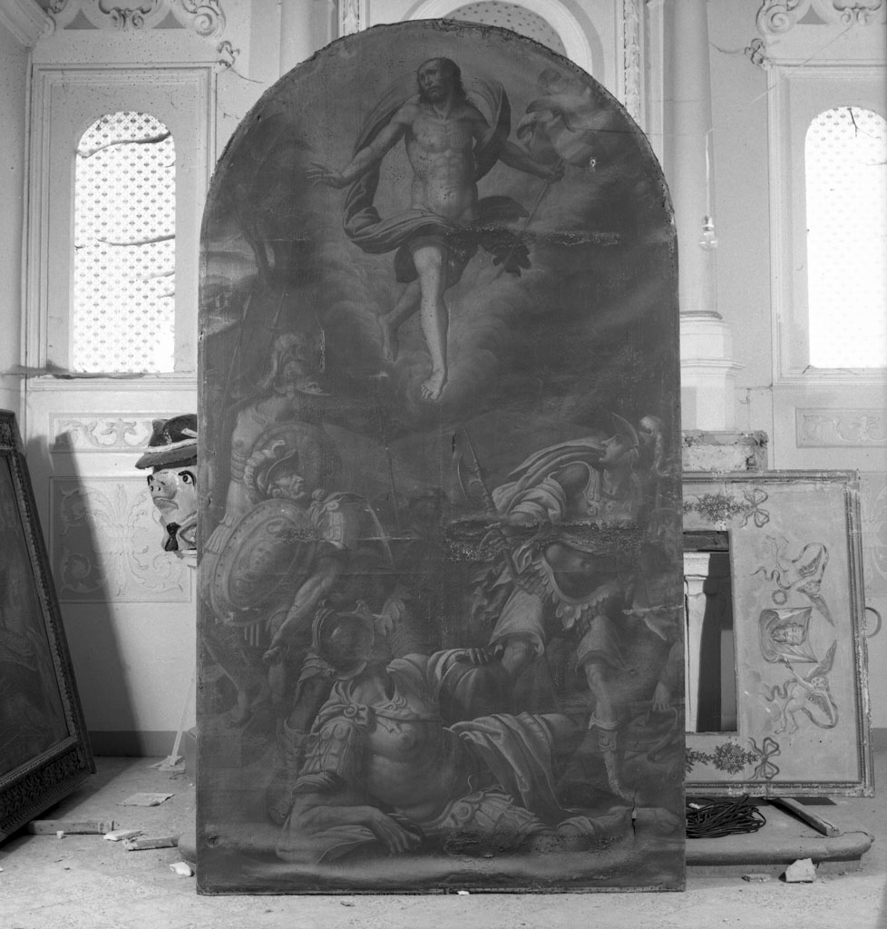 resurrezione di Cristo (dipinto) di Porta Orazio (sec. XVI)