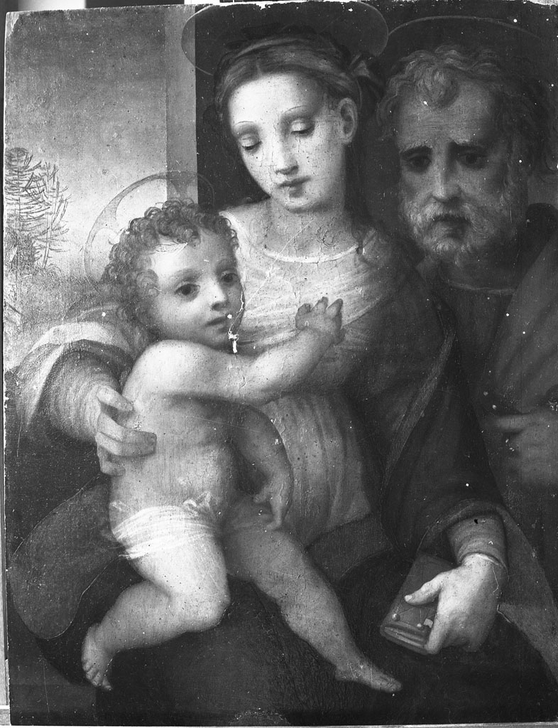 Sacra Famiglia (dipinto) - ambito toscano (sec. XVI)