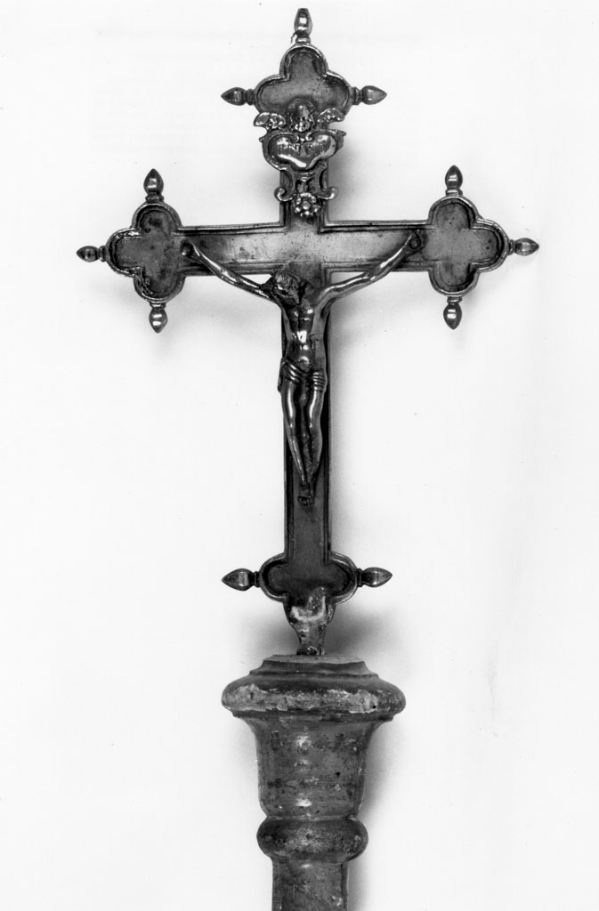 croce processionale - bottega toscana (secc. XVII/ XVIII)
