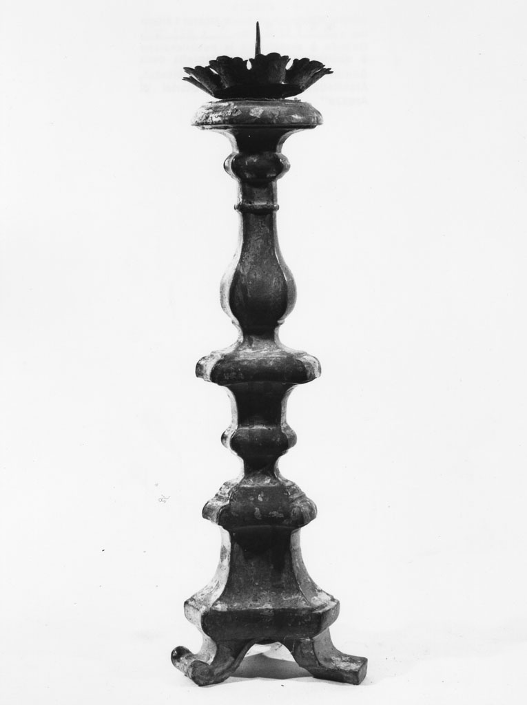 candeliere, coppia - bottega italiana (sec. XVIII)