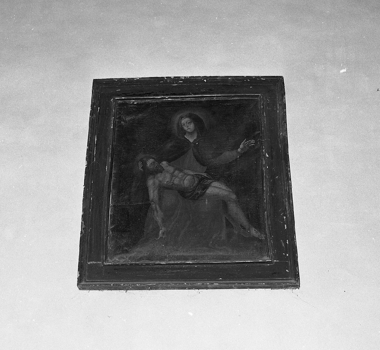 Pietà (dipinto, opera isolata) - ambito toscano (sec. XVII)