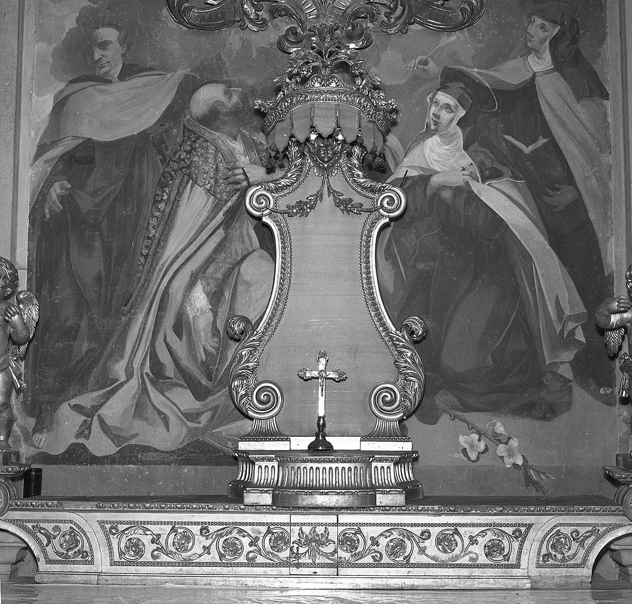 tronetto per esposizione eucaristica, opera isolata di Mori Donato (prima metà sec. XIX)