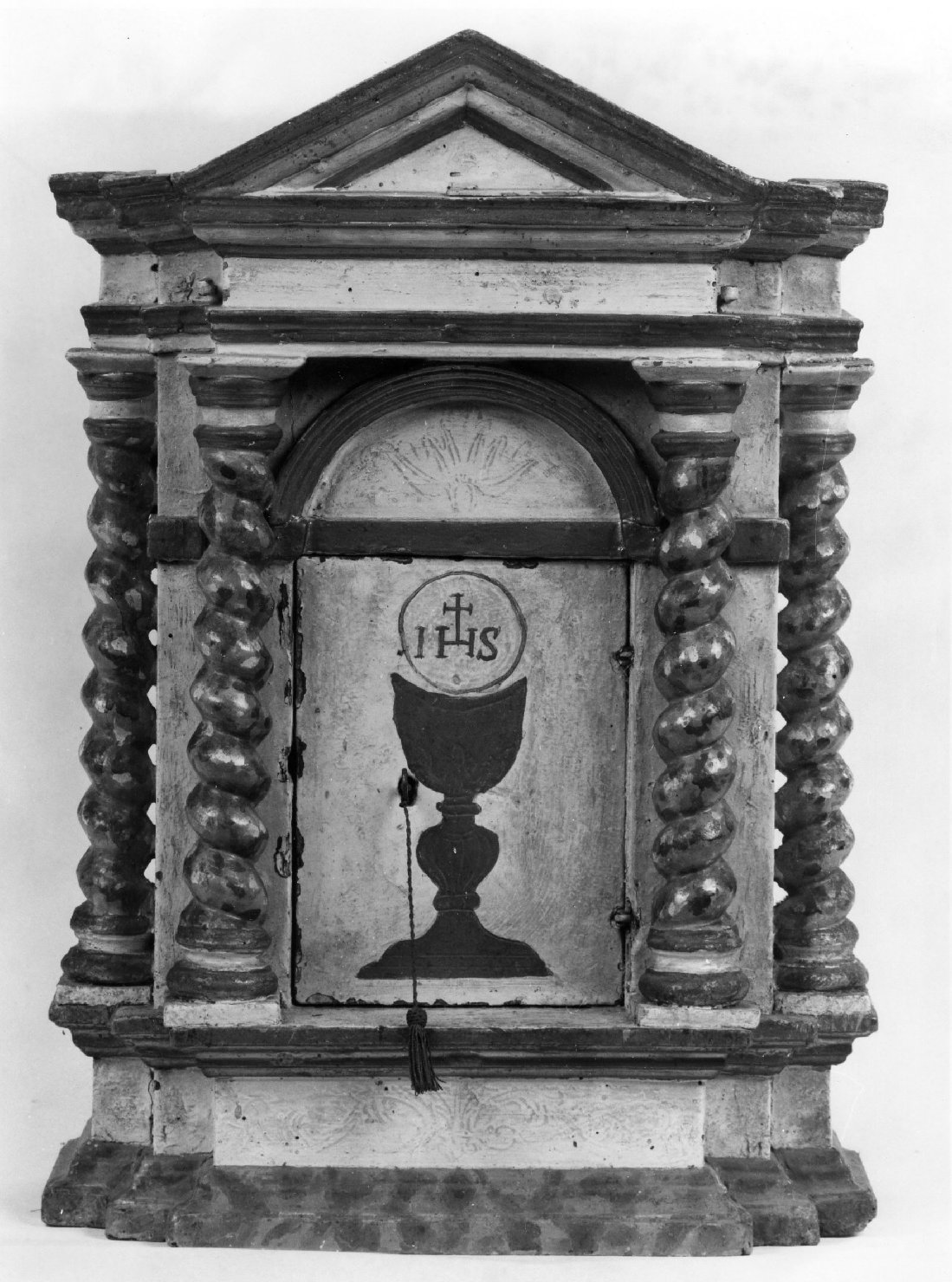 tabernacolo - a tempietto - bottega toscana (seconda metà sec. XVIII)