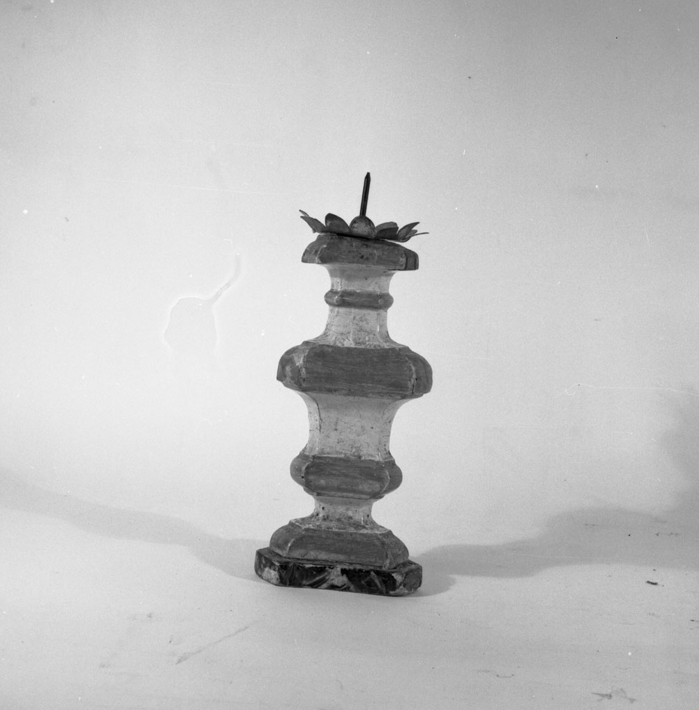 candelabro, serie - bottega toscana (sec. XVIII)