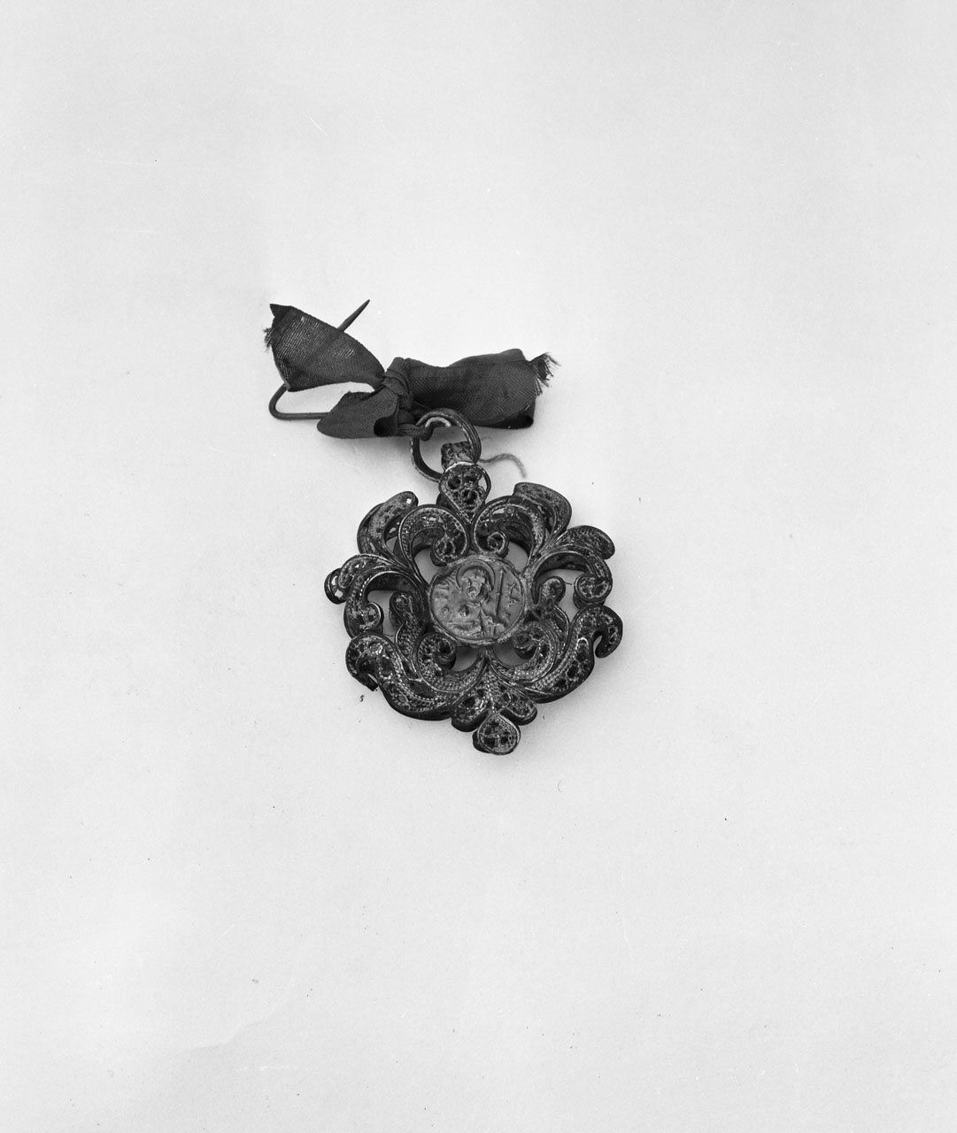 medaglia devozionale - bottega italiana (sec. XIX)