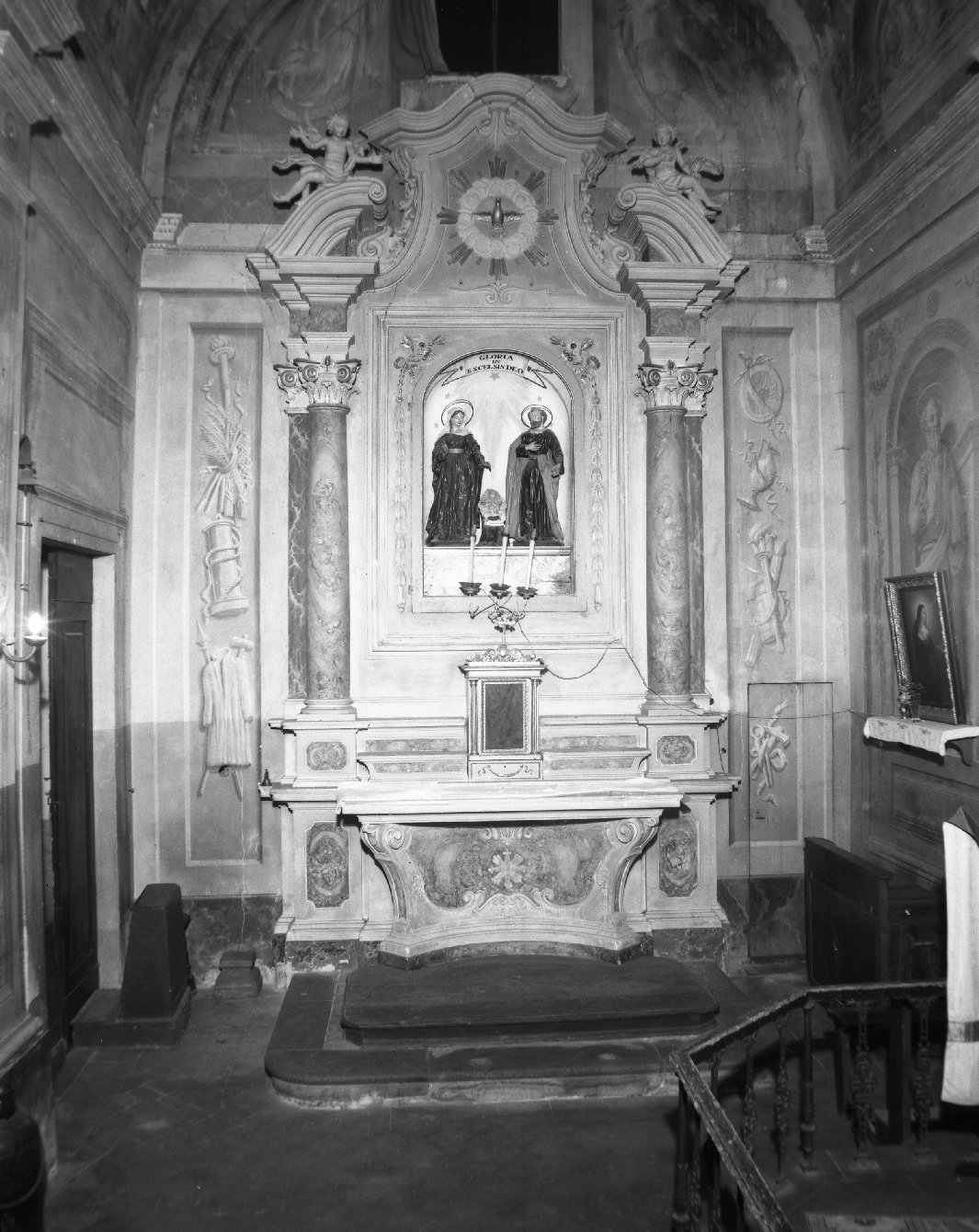 altare - bottega italiana (sec. XIX)