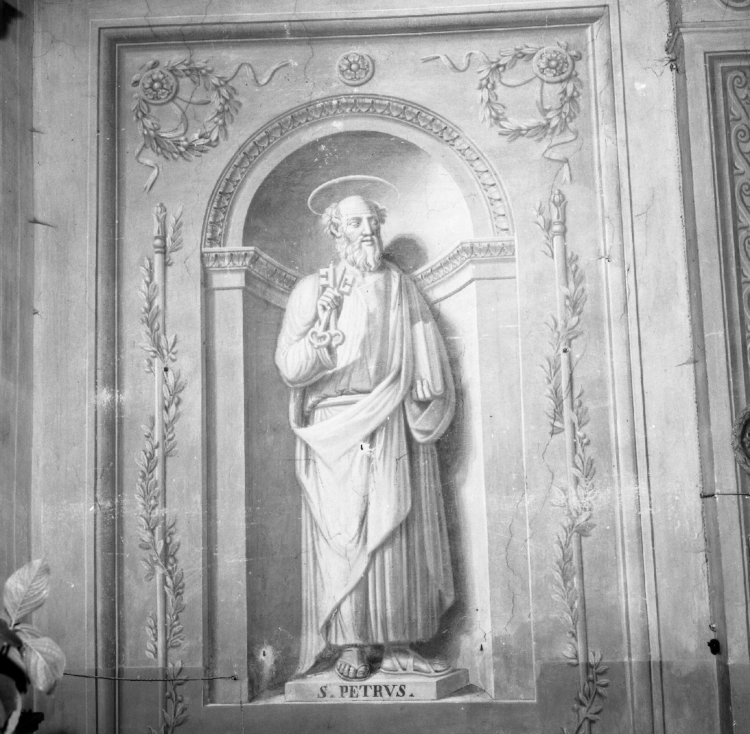 San Pietro Apostolo (dipinto) di Righi Giuseppe (attribuito) (inizio sec. XIX)