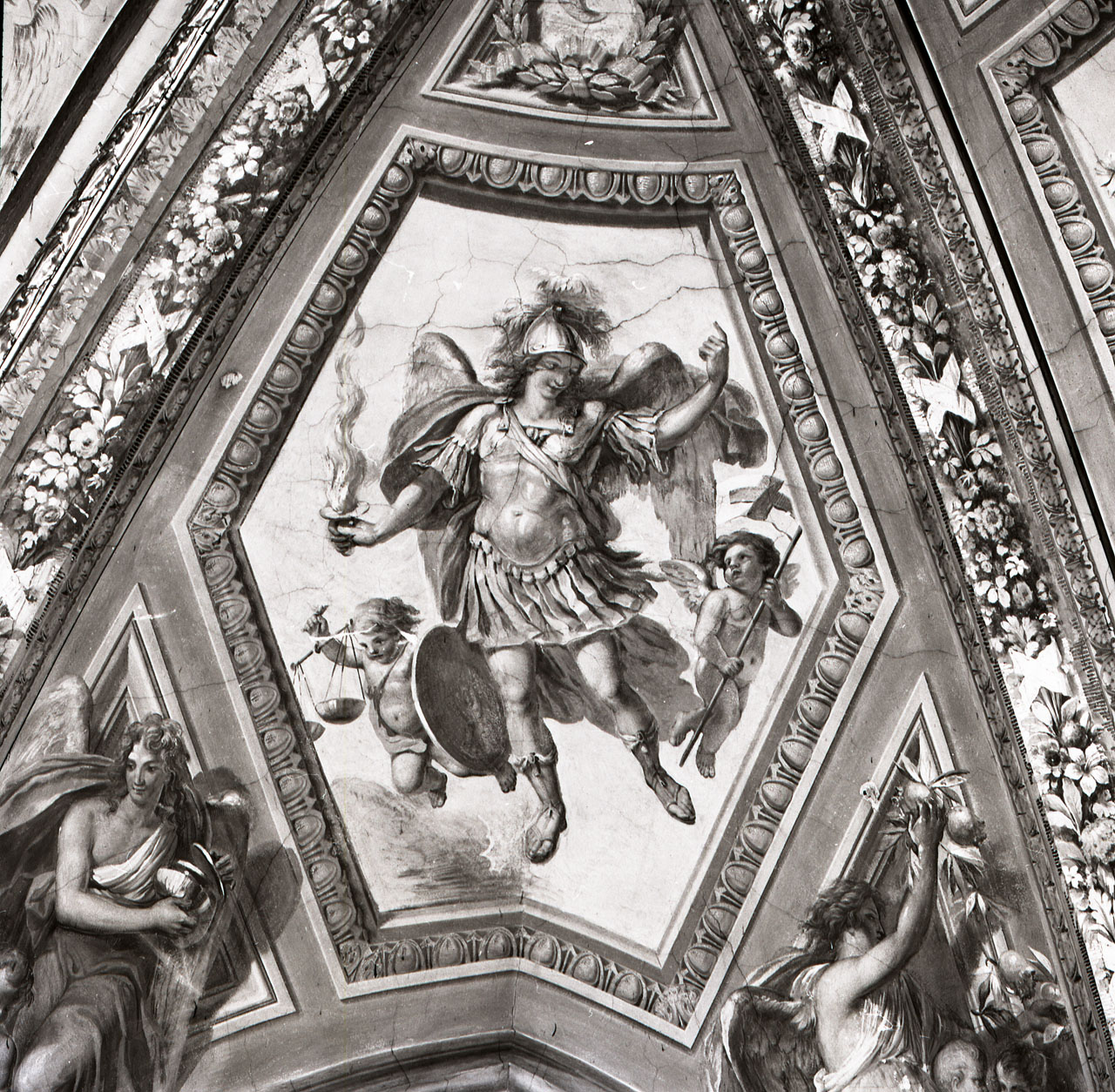 angeli e cherubini (dipinto, ciclo) di Catani Luigi (attribuito) (sec. XIX)