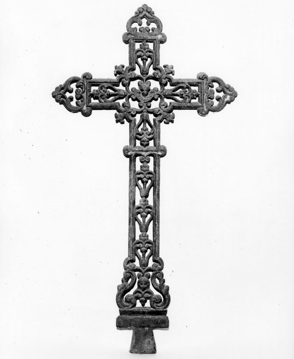 croce processionale - bottega toscana (prima metà sec. XIX)