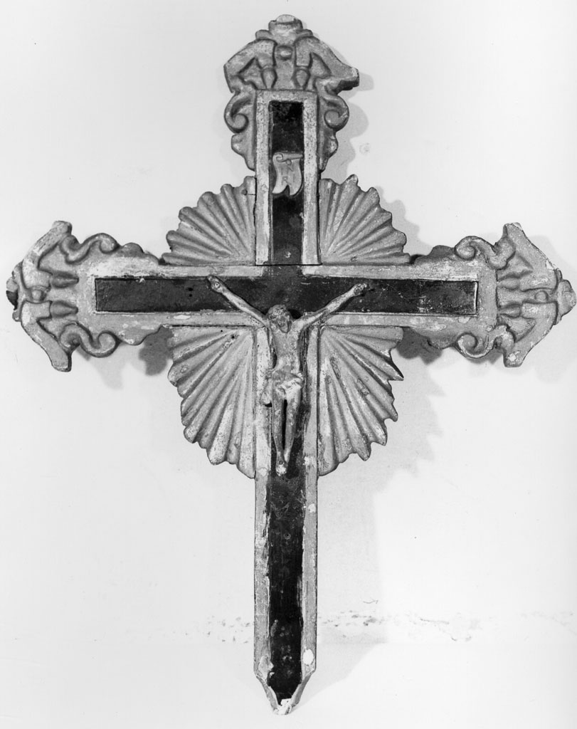 croce d'altare - bottega toscana (fine/inizio secc. XIX/ XX)
