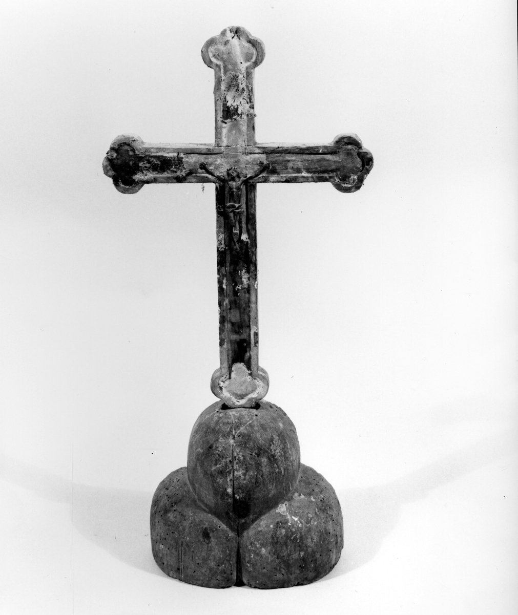 croce processionale - bottega toscana (fine/inizio secc. XVIII/ XIX)