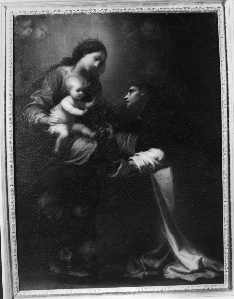 apparizione della Madonna (dipinto) di Pignoni Simone (cerchia) (seconda metà sec. XVII)